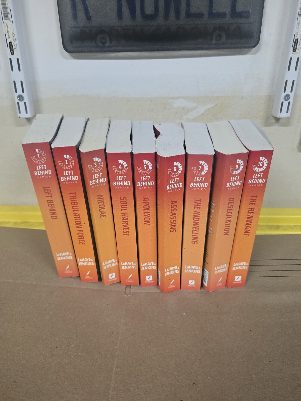 Left Behind Series By Tim LaHaye and Jerry B. Jenkins Book 9 MISSING (Lot Of 9)
